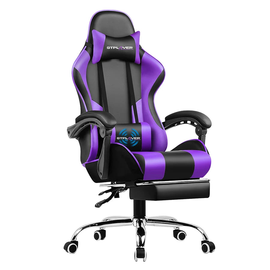 GTPLAYER Gaming Chair with Footrest