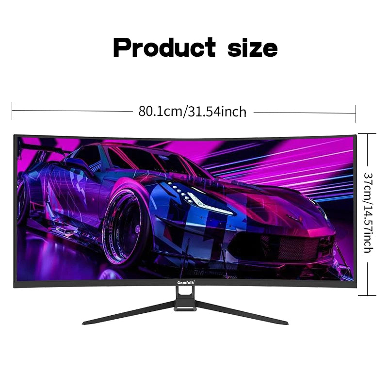 Gawfolk 34″ Ultrawide Gaming Monitor
