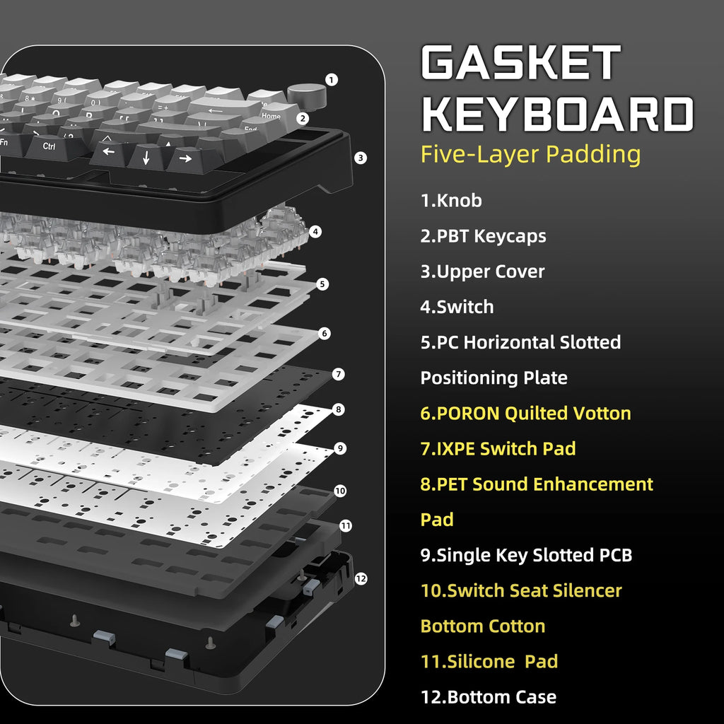 ATTACK SHARK X85 Gaming Keyboard