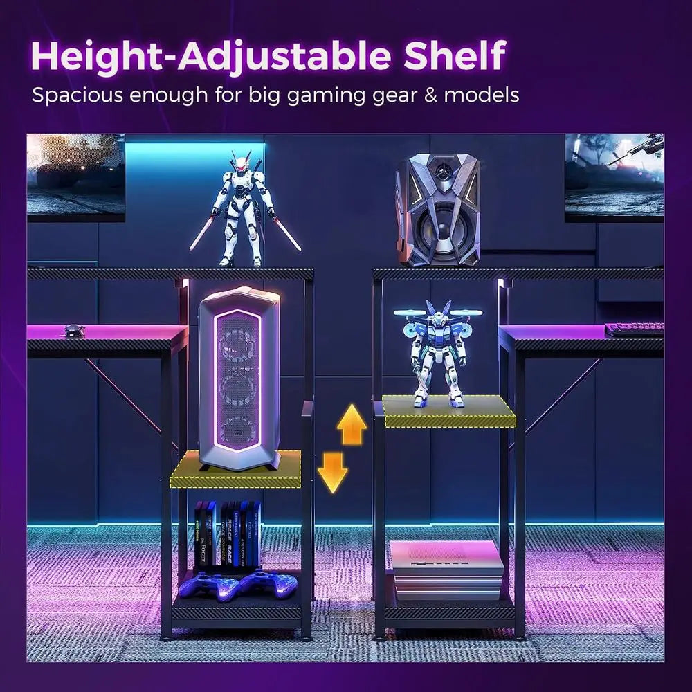 48″ LED Gaming Desk