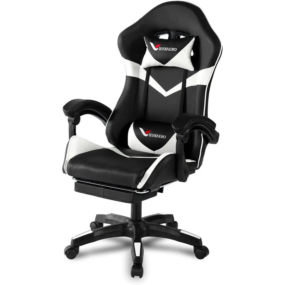 White Reclining Gaming Chair