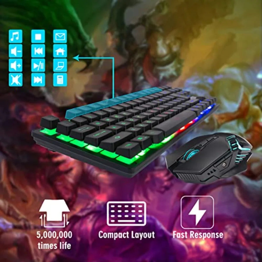 Wireless TKL Keyboard & Mouse Combo