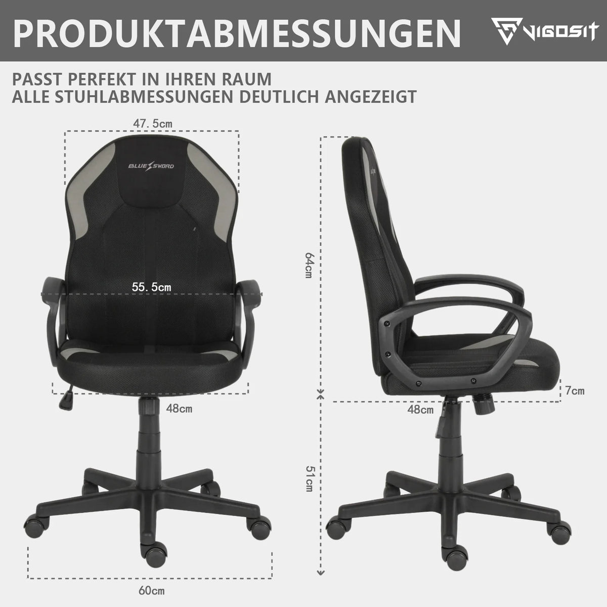 Vigosit Mesh Gaming Chair