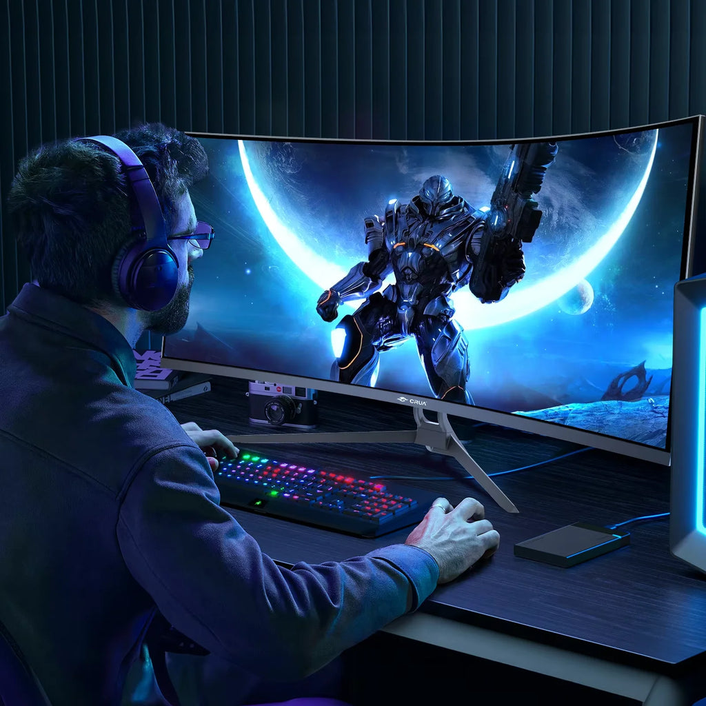 CRUA 34″ Curved Gaming Monitor