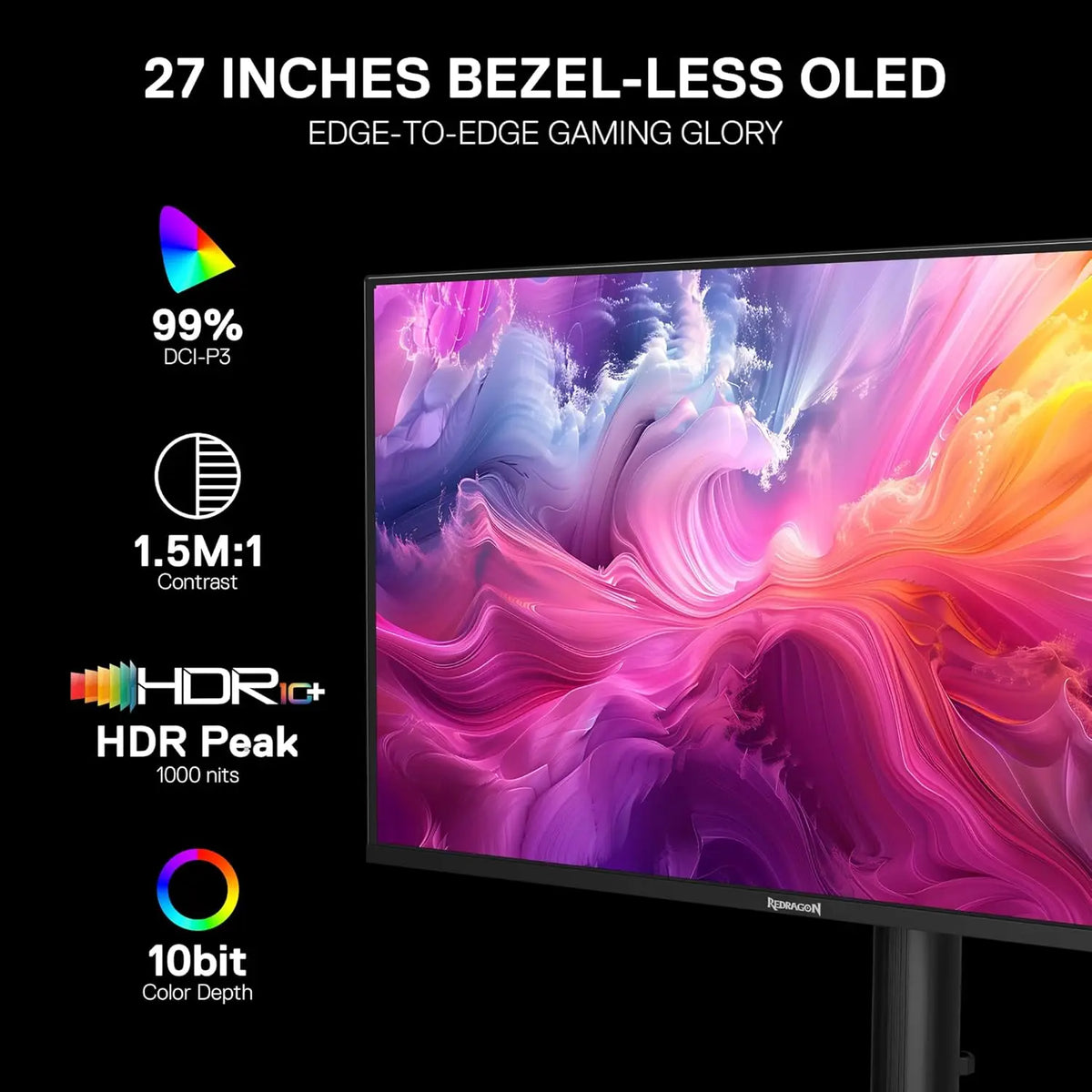 Redragon 27″ OLED Gaming Monitor