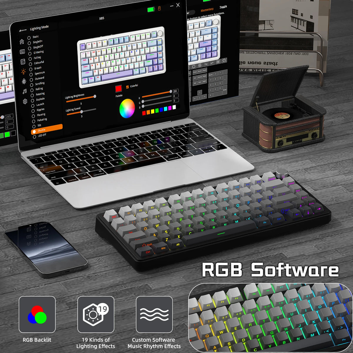 ATTACK SHARK X85 Gaming Keyboard