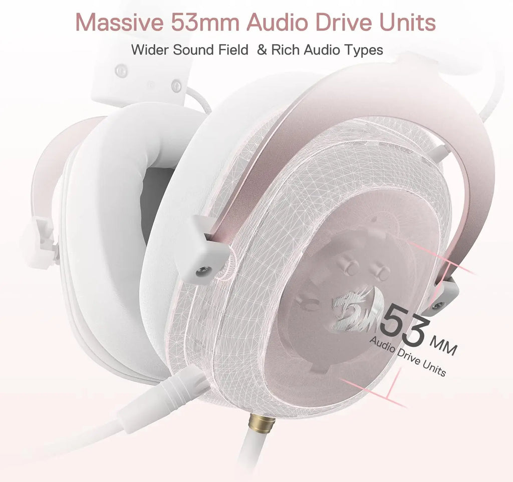 Redragon H510 Zeus White Headset