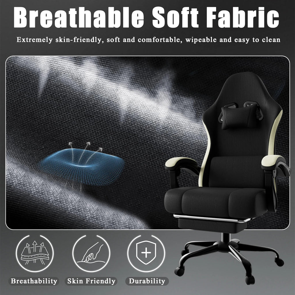 Fabric Ergonomic Gaming Chair