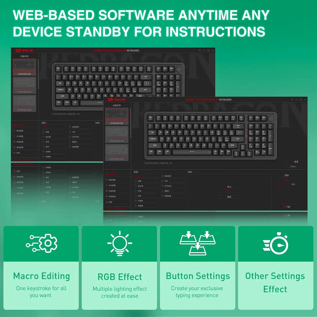 Redragon K686 HE Gaming Keyboard