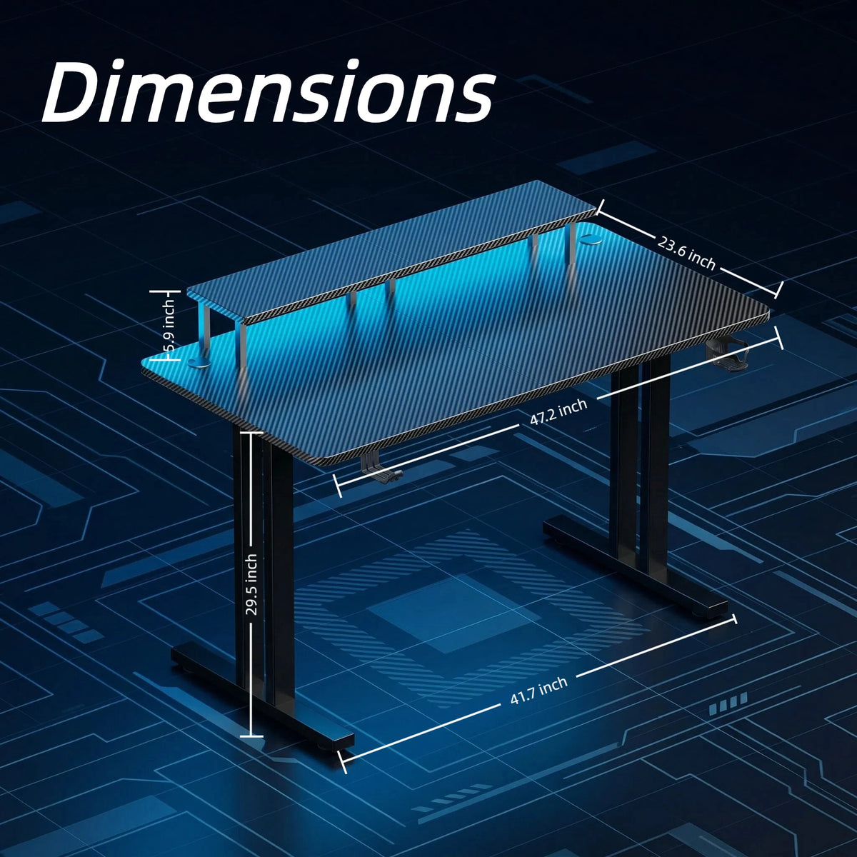 FRODROVIA RGB Gaming Desk