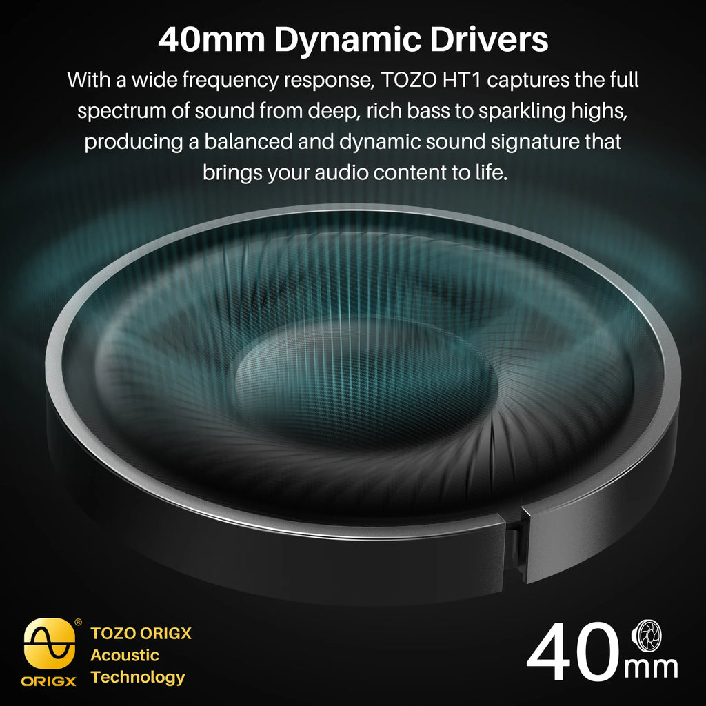 TOZO HT1 Wireless Headphones