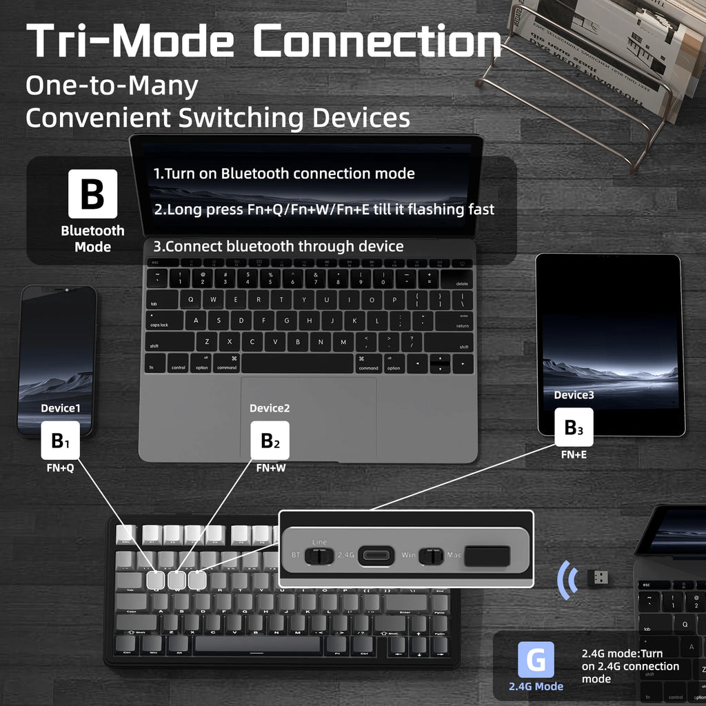 ATTACK SHARK X85 Gaming Keyboard