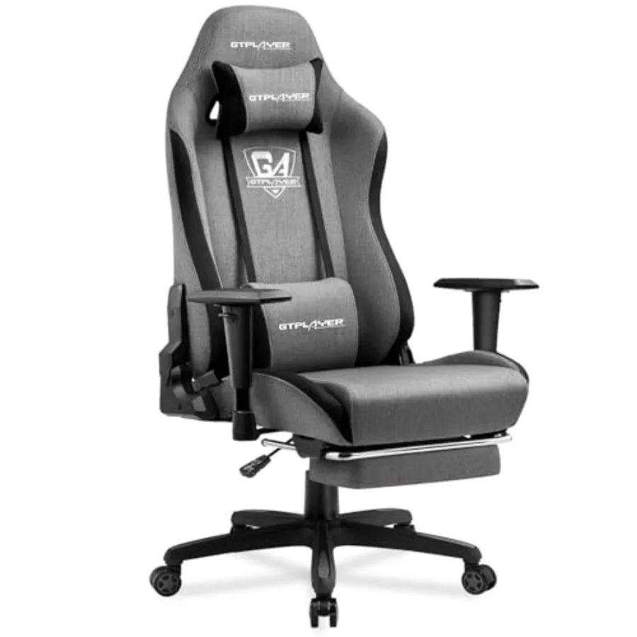 Grey Fabric Gaming Chair