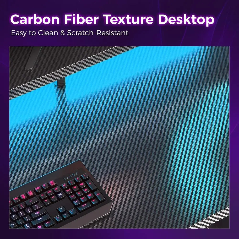 48″ LED Gaming Desk