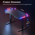 Electric Height-Adjustable Gaming Desk