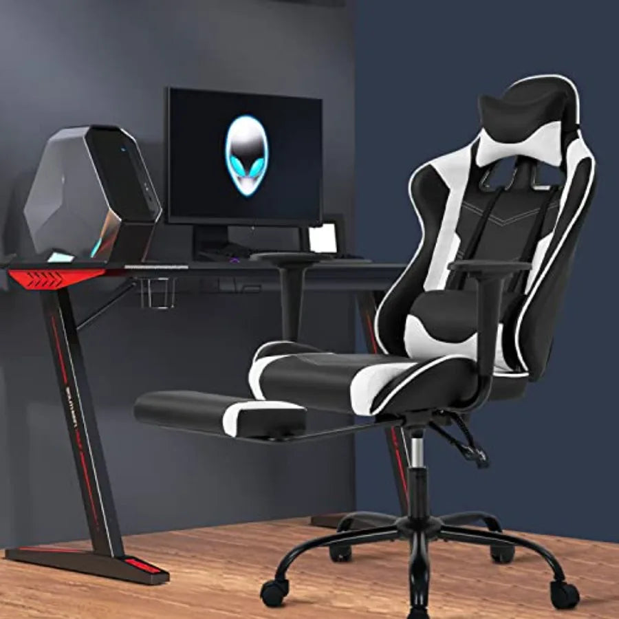 White Racing Gaming Chair