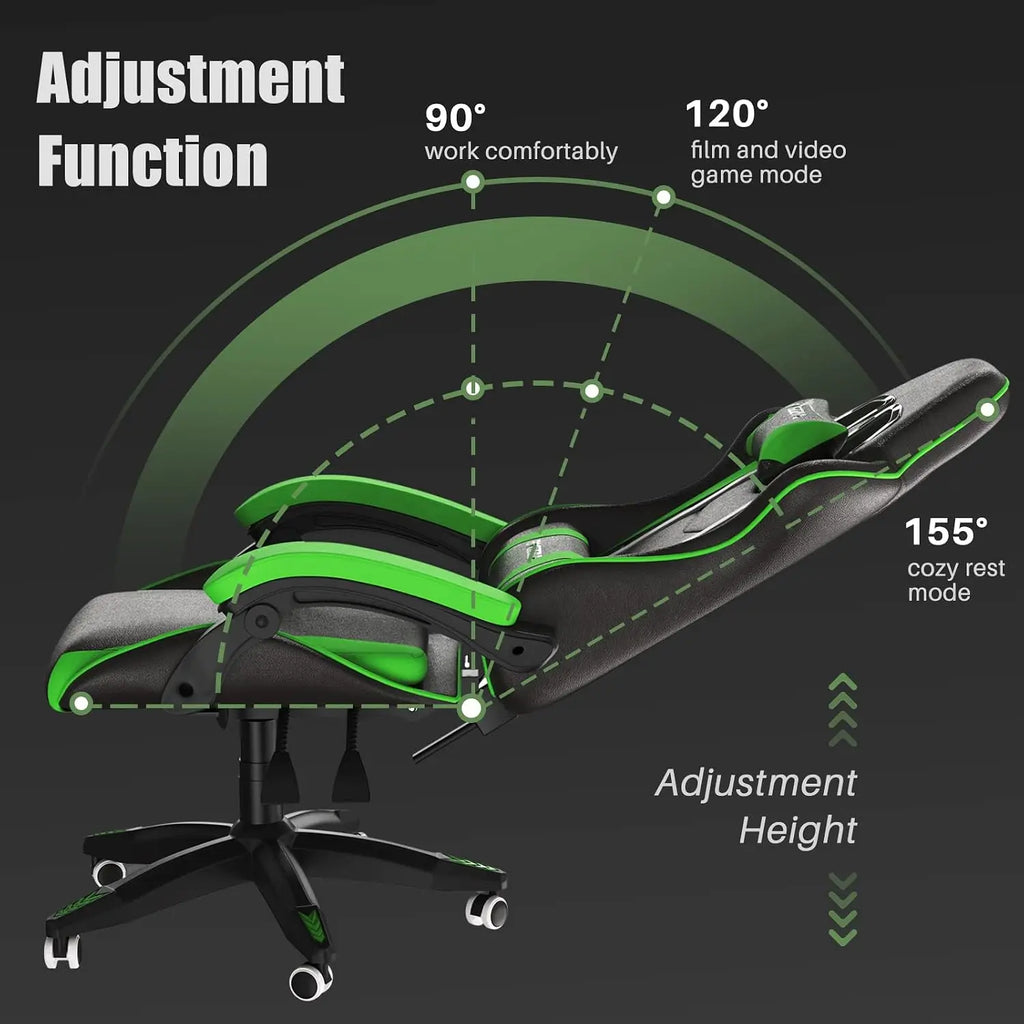 Black & Green Gaming Chair
