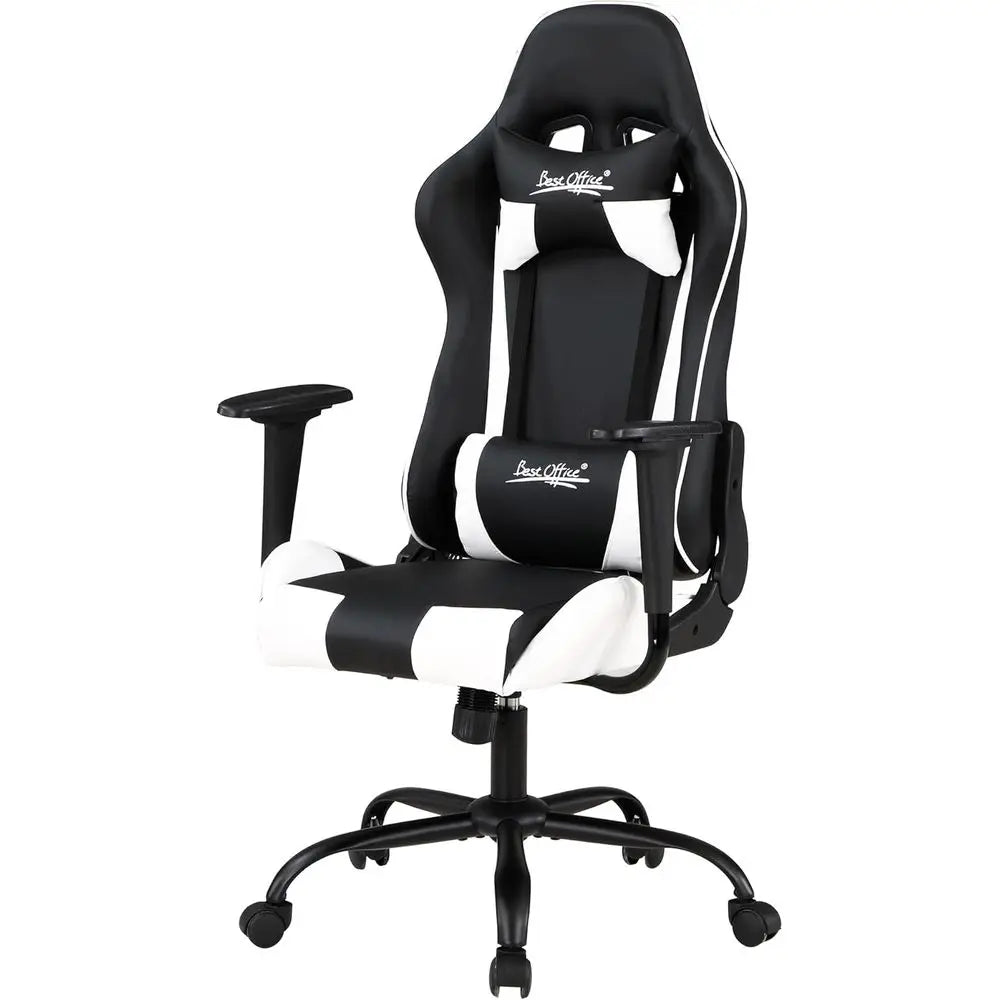 White High-Back Gaming Chair