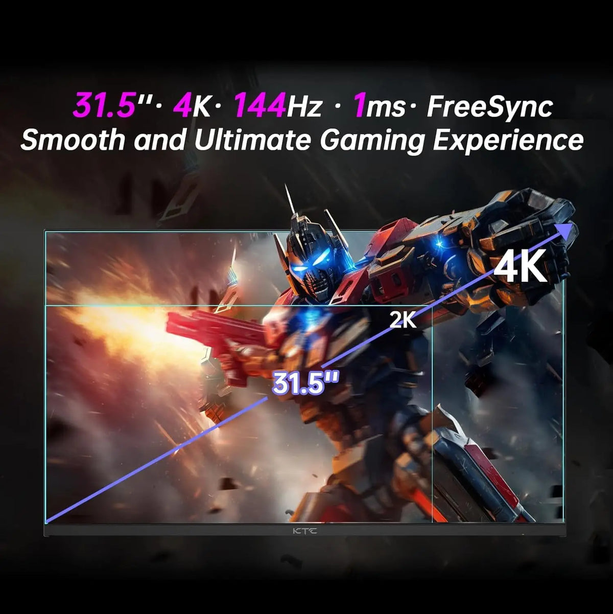 KTC 32″ 4K Gaming Monitor