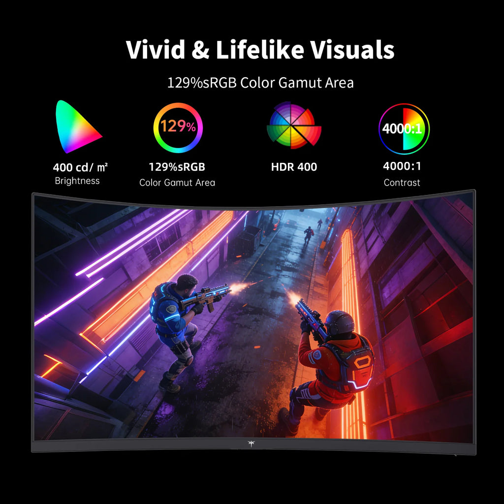 KTC 27″ Curved Gaming Monitor