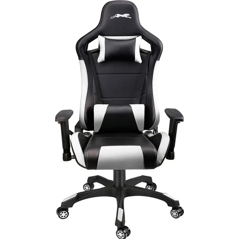 Black & White PU Gaming Chair