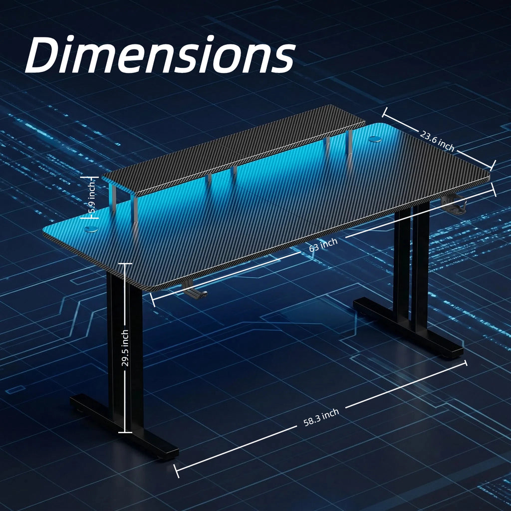 FRODROVIA RGB Gaming Desk