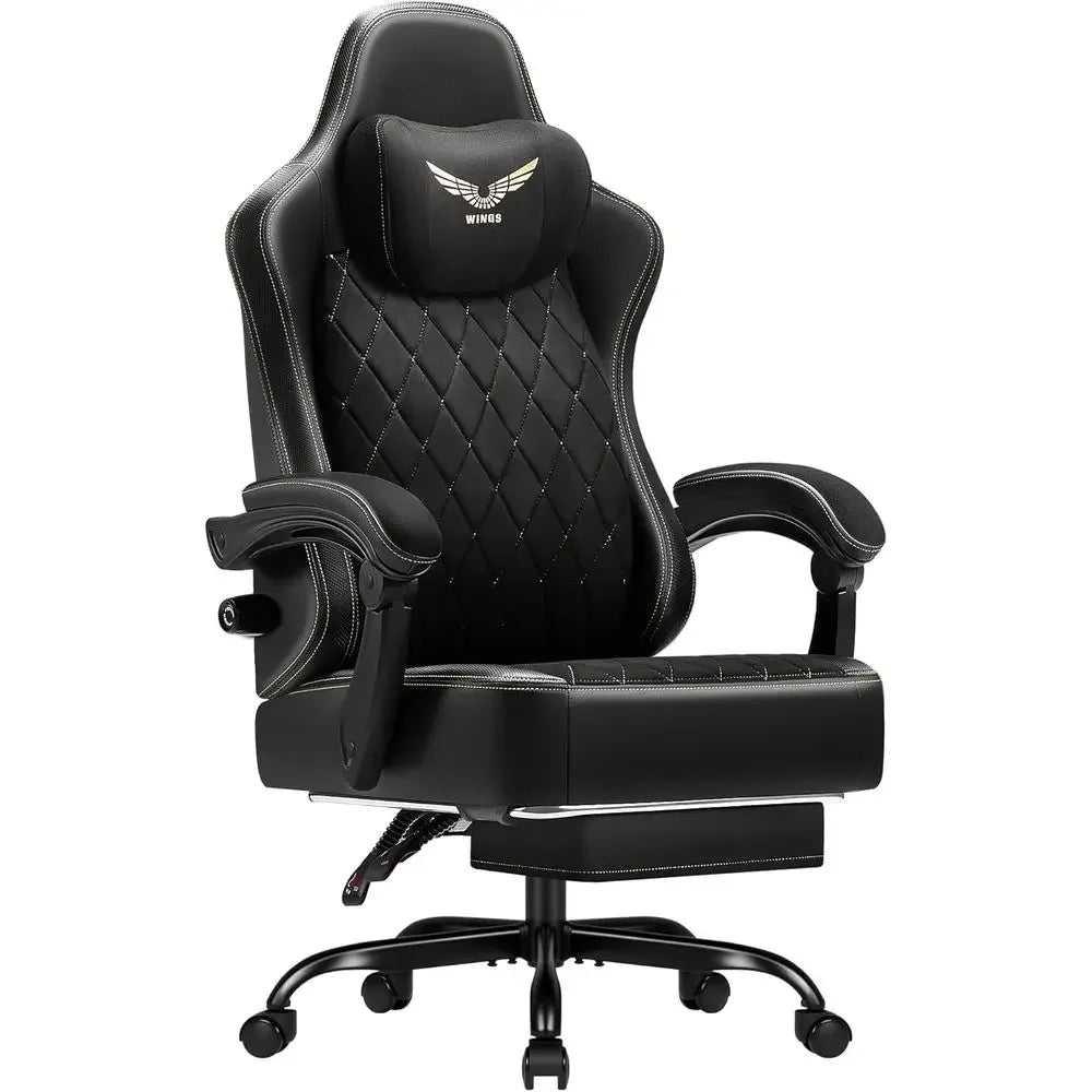 Black Reclining Gaming Chair