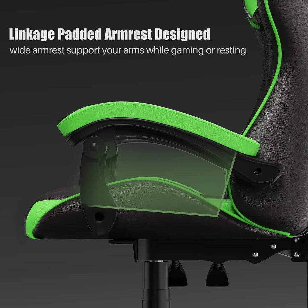 Black & Green Gaming Chair