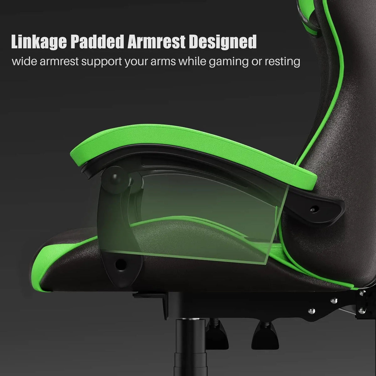 Black & Green Gaming Chair