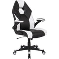 Black & White Leather Gaming Chair