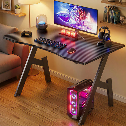A-Shaped Carbon Fiber Gaming Desk