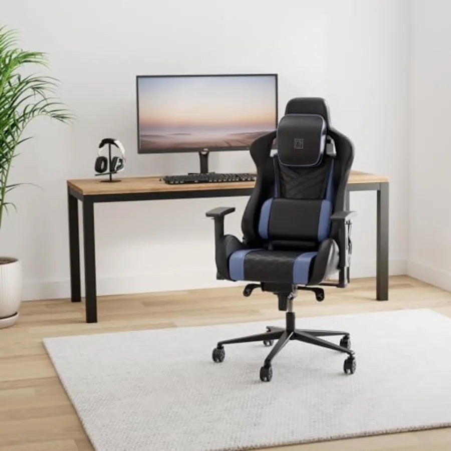 Black & Blue Gaming Chair