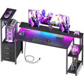 63″ Bluetooth LED Gaming Desk