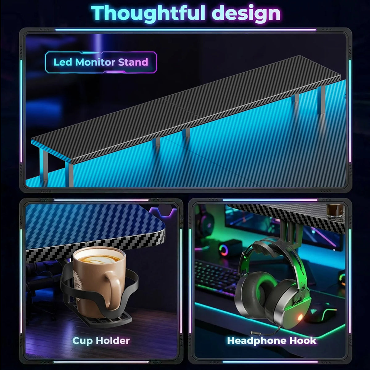 FRODROVIA RGB Gaming Desk