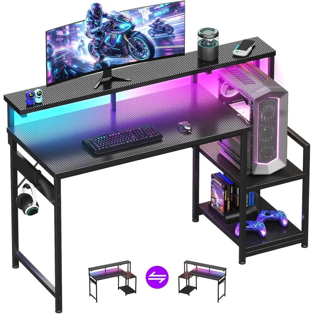 48″ LED Gaming Desk